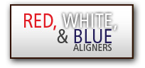 Red White & Blue Aligners